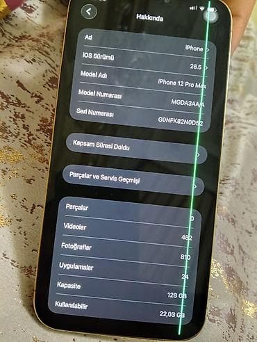 nar nomre 4 azn: IPhone 12 Pro Max, 128 GB, Qızılı — 6
