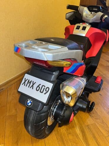 детский мотоцикл каталка: Uşaq üçün elektrikli motosiklet – sport-turinq üslubunda, qırmızı-qara — 2