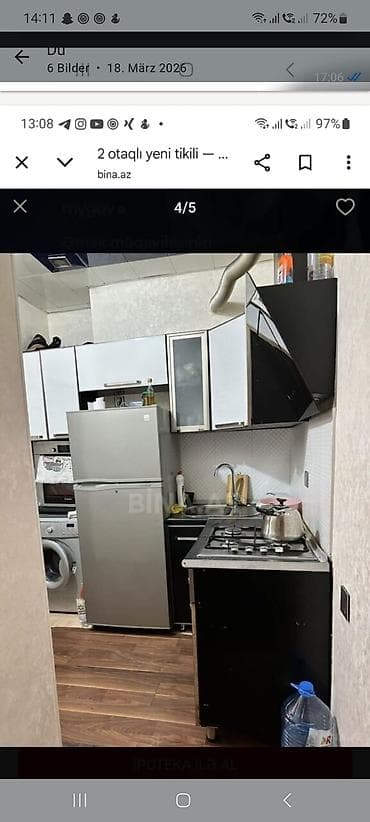 menziller: Bakıxanov qəs., 2 otaqlı, Yeni tikili, m. Neftçilər, 52 kv. m — 4