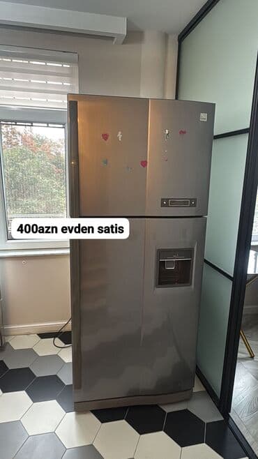 İşlənmiş 2 qapılı Daewoo Soyuducu Satılır, rəng - Ağ