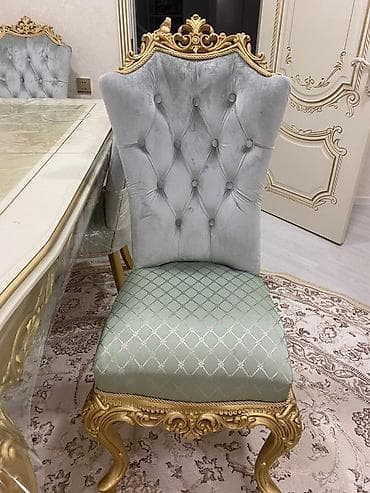 Qonaq otağı üçün, Yeni, Açılan, Dördbucaq masa, 8 stul — 2