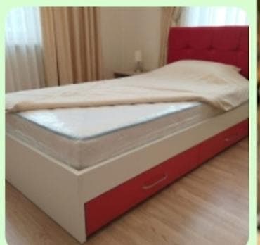 antikvar mebel: Yeni, Təknəfərlik çarpayı, Siyirməli, Türkiyə — 1