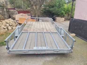 Yük daşıma üçün qoşqu (treyler) Texpasportu var - Geniş ölçülü açıq