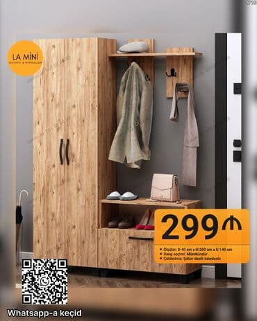 Dəhliz üçün funksional mebel dəsti – LA Mini (Laconic &amp;