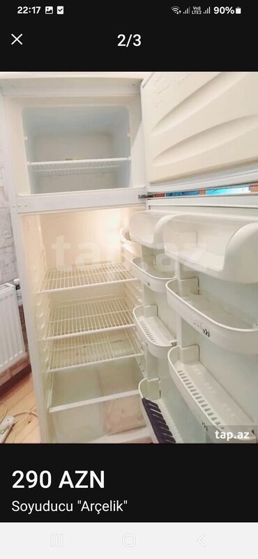 arçelik soyuducu: 2 qapılı Arcelik Soyuducu Satılır, rəng - Ağ — 2