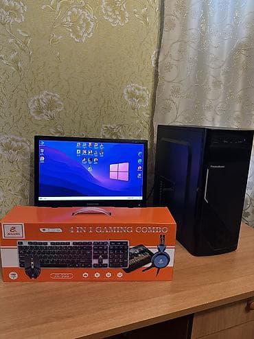 samsung 20: Pc Kompyuter Dəsti + 4ü1də Combo Dəsti + 8 Oyun + Ofis Programları — 3