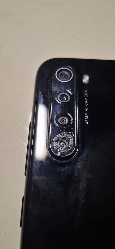 blackberry telefon: Redmi Note 8, 64 GB, rəng - Qara, Barmaq izi — 6