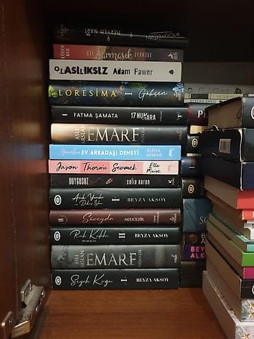 Bütün kitablar tamamilə təzə kimidir — vərəqləri cırılmayıb, üzərində