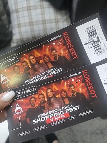 ozcan deniz konsert: Məhsul: Abşeron Mall Shopping Fest konsert bilet Tədbir: Abşeron Mall — 1
