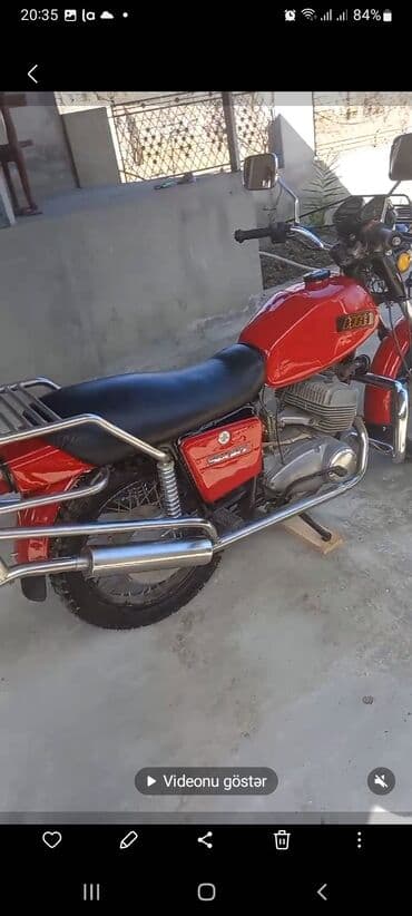 мопеды и мотоциклы: Mototsikl – yük daşımağa uyğun, qabaq və arxa baqajlı. - Rəng — 8