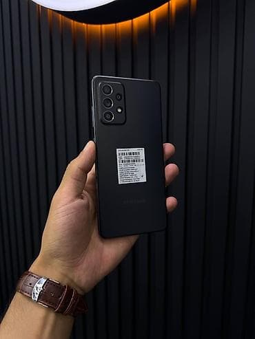 islenmis telefonlar ucuz qiymete: Samsung Galaxy A52, 128 GB, rəng - Qara, İki sim kartlı — 4