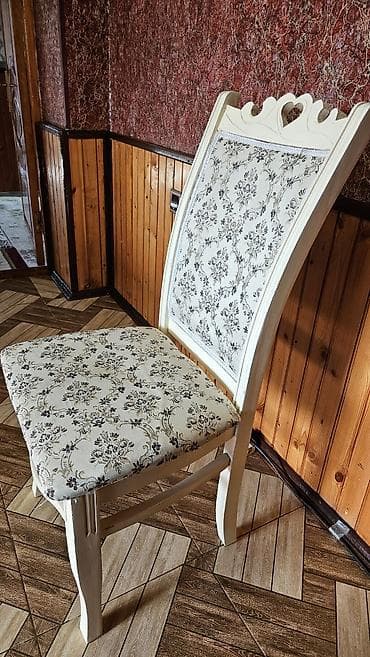 dirnaq stolu gence: Qonaq otağı üçün, İşlənmiş, Qatlanmayan, rəng - Bej Stul — 3
