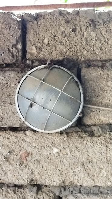 Bra, divar lampaları: Dairəvi divar/plafon lampası (sənaye tipli) — 2