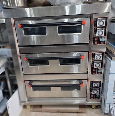 Restoran, kafe avadanlığı: Elektrik soba, Şirniyyət üçün, Pizza, 3 mərtəbəli, Yeni — 9