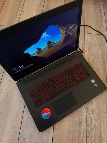 HP Omen 17 gaming noutbuku - Ekran: 17.3" genişformat, yüksək