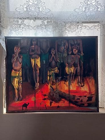 ev şəkili: Elisabed Gotsiridze – Afrika mövzulu orijinal tablo. ​Bu əsər sadəcə — 4