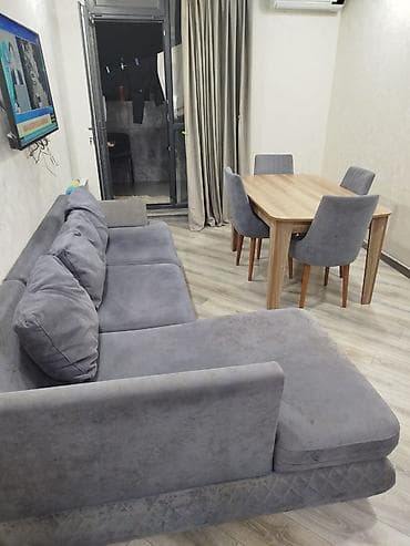 Künc divan, İşlənmiş, Açılmayan, Bazasız, Vеlur parça, Çatdırılma yoxdur