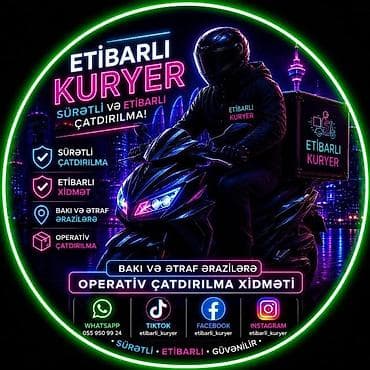 evde iw: Sürücü-kuryer tələb olunur, Şəxsi nəqliyyat vasitəsi ilə, Gündəlik ödəniş, 1-2 illik təcrübə — 1