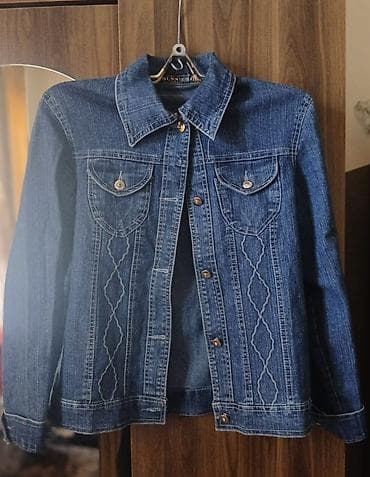 qisa kurtka modelleri: Cins gödəkçə - Material: sıx denim (100% pambıq təsiri verən möhkəm — 1