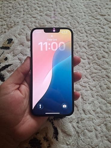 IPhone 13, 256 GB, Yaşıl, Zəmanət, Barmaq izi, Face ID