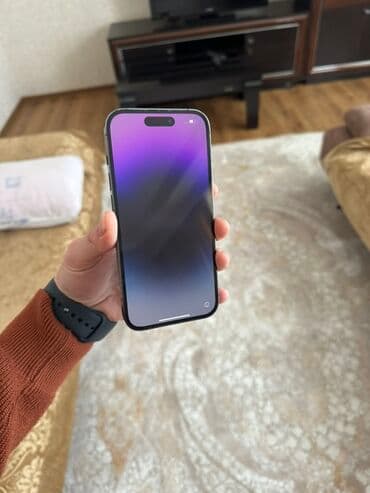 айфон 14 про: IPhone 14 Pro, 128 ГБ, Deep Purple, Face ID — 1