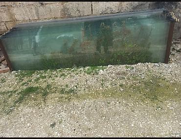 Pəncərə şüşəsi, Еni: 55 sm, Uzunluğu: 230 sm
