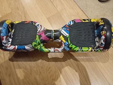 step platforma: Qraffiti dizaynlı elektrikli qyroskuter (hoverboard) - Rəngarəng — 2