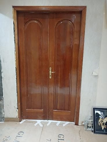 plastik qapi pencereler: Qonaq otağı üçün İşlənmiş Otaq qapısı Çərçivə ilə, Ünvandan götürmə — 2