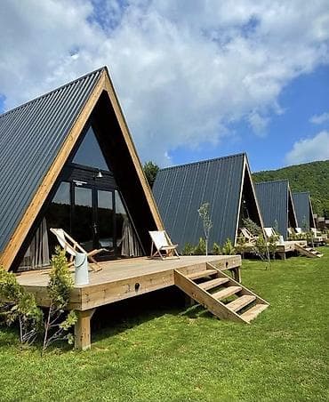 Digər tikinti xidmətləri: A-Frame layihəsi tikintisi müxtəlif konstruksiya variantları üzrə icra — 8