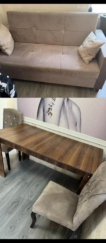 Divan və masa dəstləri: 077 613 12 74 Mebel dəsti divan dəsti və masa desti - Divan: Yumşaq — 1