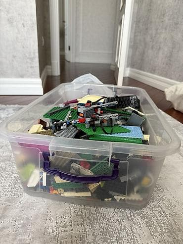 sederek oyuncaq: Məhsul: Konstruksiya kubları qarışıq dəsti (plastik saxlama — 3