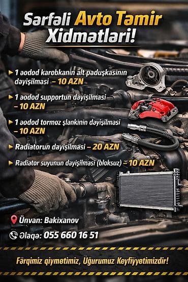 təkərli stollar: DADASH Auto Service – Baku, since 1998 Xidmətlər: - Razval və balans — 9