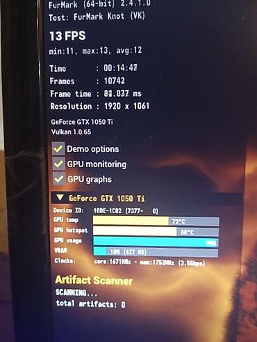 1050: Colorful GeForce GTX 1050 Ti 4GB GDDR5 videokart Xüsusiyyətlər: - — 6