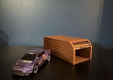 w202 amg bufer: Hot Wheels üçün mini qaraj - Miqyas: 1:64 die-cast maşınlar üçün — 2