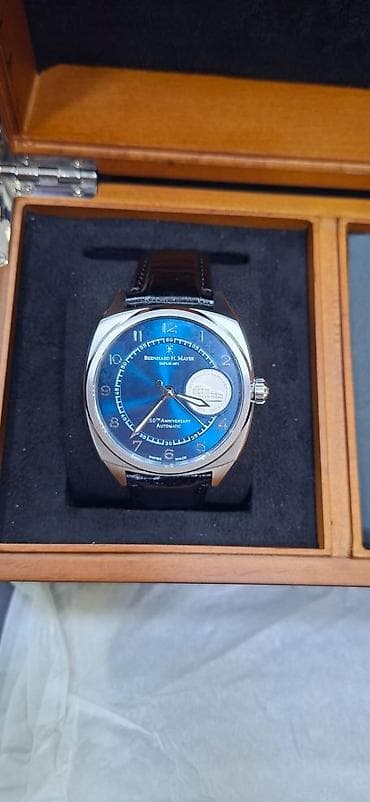 telfon saat: Qol saatı, Bernhard Mayer, rəng - Mavi — 2