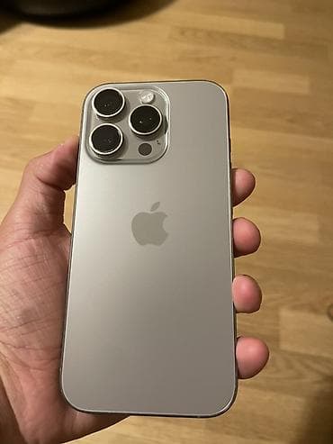 apple mac: IPhone 16 Pro, 256 GB, Natural Titanium, Simsiz şarj, Face ID — 3