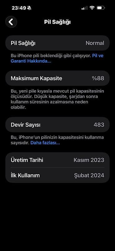 iphone 13 pro islenmis: IPhone 15 Pro Max, 256 GB, Blue Titanium, Barmaq izi, Simsiz şarj — 3
