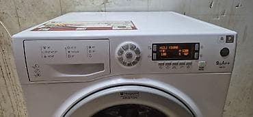 islenmis notebook satisi: Paltaryuyan maşın Hotpoint Ariston, 9 kq, İşlənmiş, Avtomat, Qurutma var, Ödənişli çatdırılma — 3