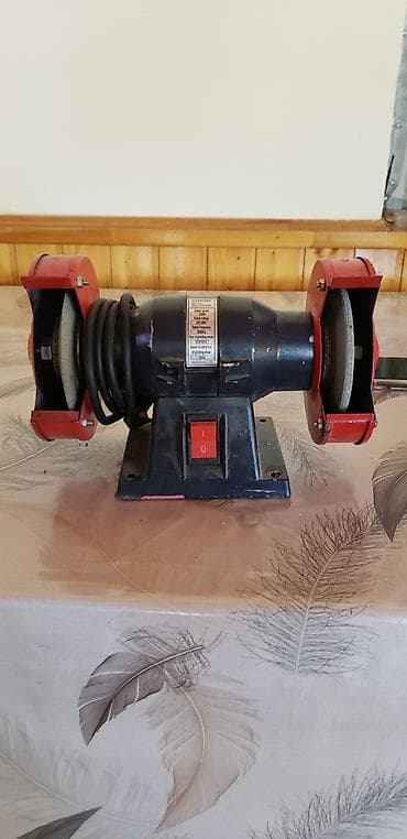 ev ucun nerdivan: İki tərəfli daşlı daşlama aparatı (stasionar) - Masaüstü elektrikli — 1