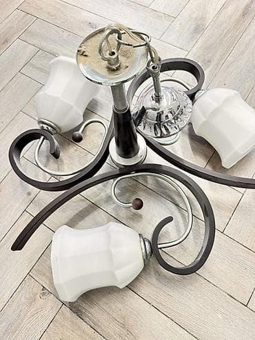 Çılçıraq, 3 lampa, Metal