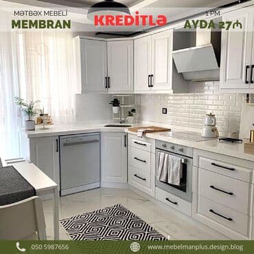 əncir cemi: Sifarişlə mətbəx dəsti, Özü çəkən petlələr, Sadə laminat, Kredit var, Pulsuz çatdırılma — 23