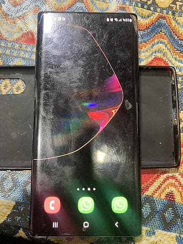 note 7 pro: Samsung Note 10, rəng - Qara, Barmaq izi — 3