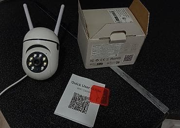 ses yazan aparat: Ağıllı Wi‑Fi təhlükəsizlik kamerası - Model: A2‑RU (qutuda “Smart — 2
