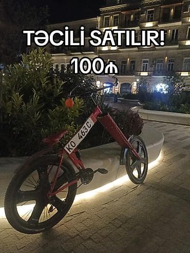 Məhsul: Şəhər velosipedi - Rəng: qırmızı - Təkərlər: yüngül ərintili