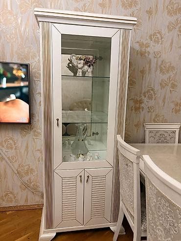 Qonaq otağı üçün, Açılmayan, Dördbucaq masa, 6 stul