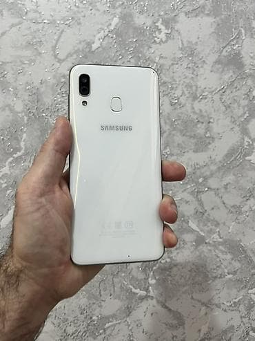 roadmark android player: Samsung Galaxy A30, 32 GB, rəng - Ağ, Barmaq izi — 5