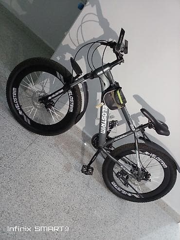 qalin teker velosiped: Velostrim dağ velosipedi - Güclü və yüngül alüminium tipli gövdə - Ön — 1