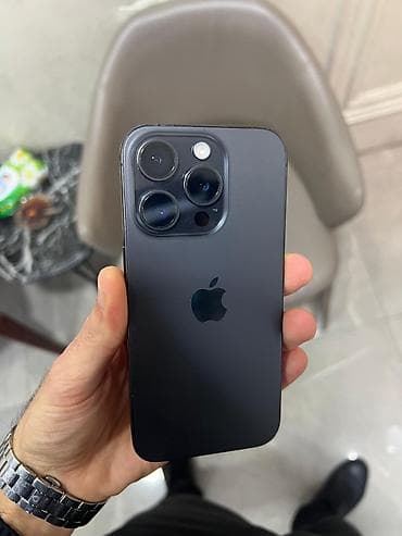 hdmi kabel iphone: IPhone 15 Pro, 128 GB, Qara, Zəmanət, Face ID, Sənədlərlə — 1