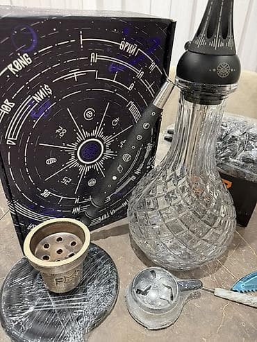 bas: Kalyán dəsti – kosmik dizaynlı premium model Komplekt: - Mat qara — 2
