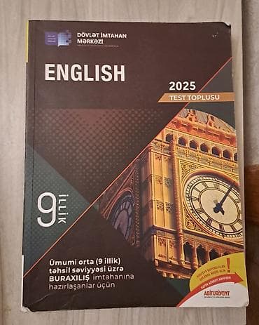 seyf dolab: 2025 9cu sinif ingilis dili test toplusu — 1